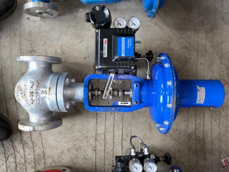 Pneumatic-Control-Valve-with-Electro-Pneumatic-Positioner